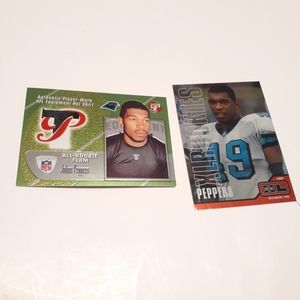 2 2002 Julius Peppers Carolina Panthers Rookie Cards NFL
